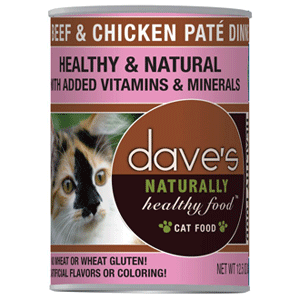Daves Naturally Healthy Beef & Chicken Canned Cat Food Daves, daves, pet food, Naturally Healthy, beef, chicken, Canned, Cat Food, gf, grain free